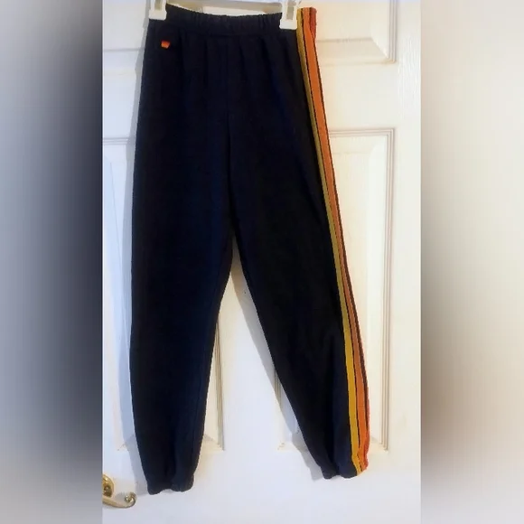 Aviator Nation Girls Navy Blue Sweat Pants Size12 - Picture 2 of 13